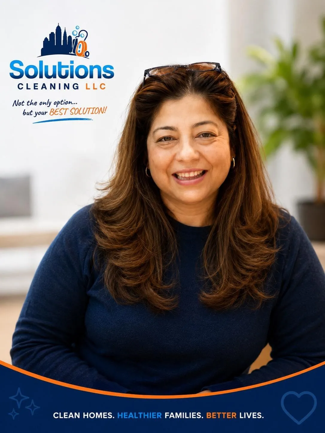 Maribel Susana Urrutia, founder of Solutions Cleaning LLC — “Not the only option… but your best solution!”